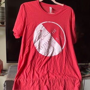 Bella Canvas Red Graphic Tee